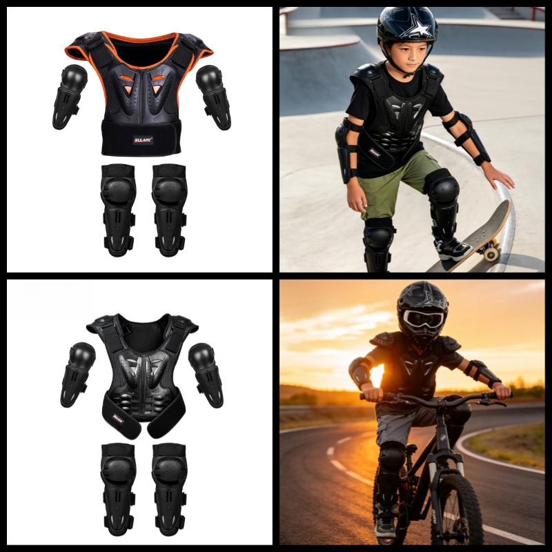 Chest Protector Armor - Gilet de protection intégral pour enfants,