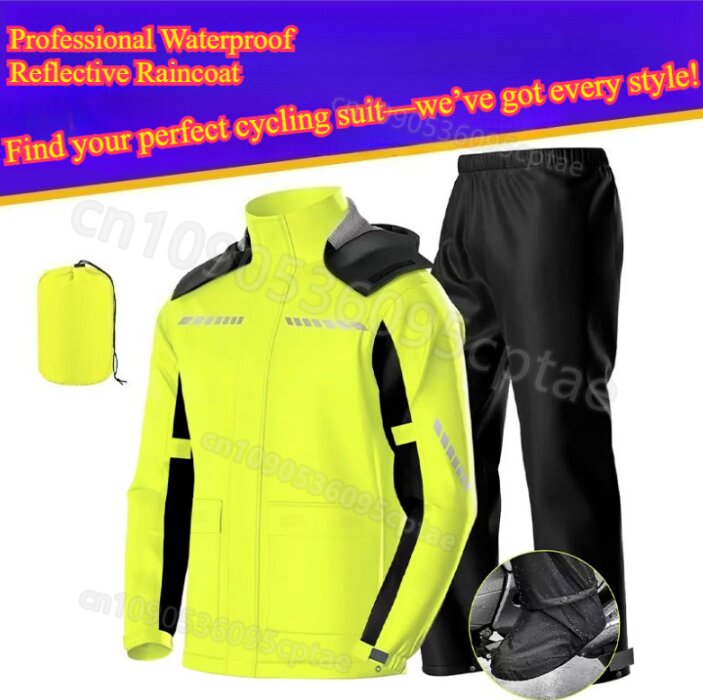Motorcycle Rain Suit - Combinaison de pluie imperméable pour moto
