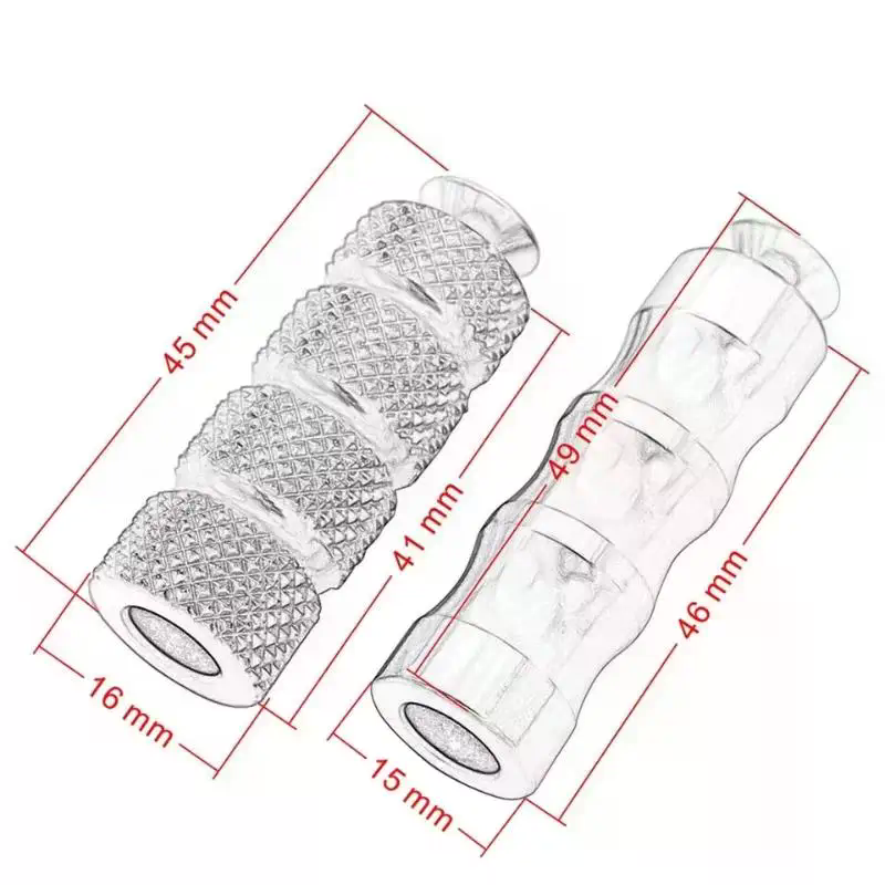 Motorcycle Gear For Beginners - Repose-pieds universels M6 pour moto, levier