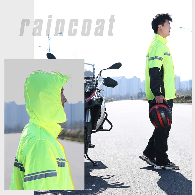 Manteau imperméable fendu pour - Motorcycle Rain Suit avis et prix