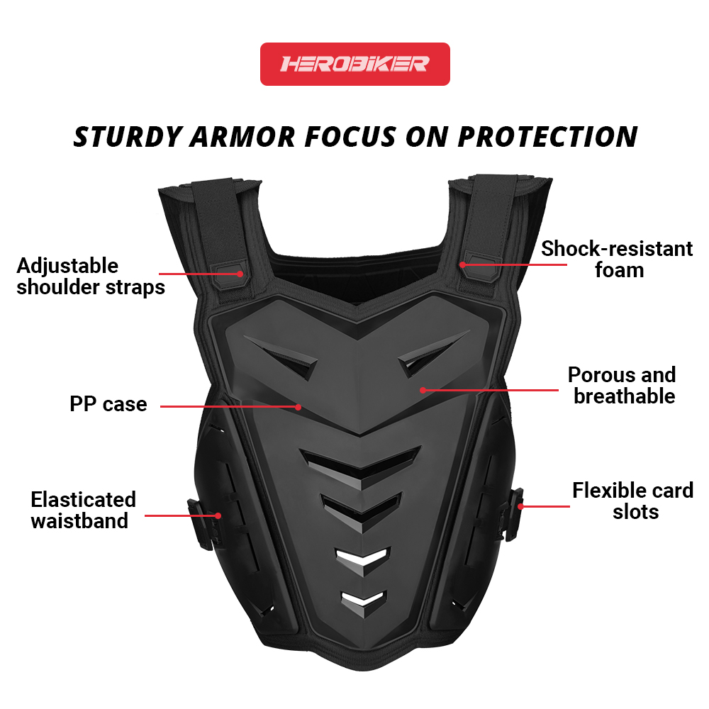 Gilet de protection pour moto, - Chest Protector Armor avis et prix