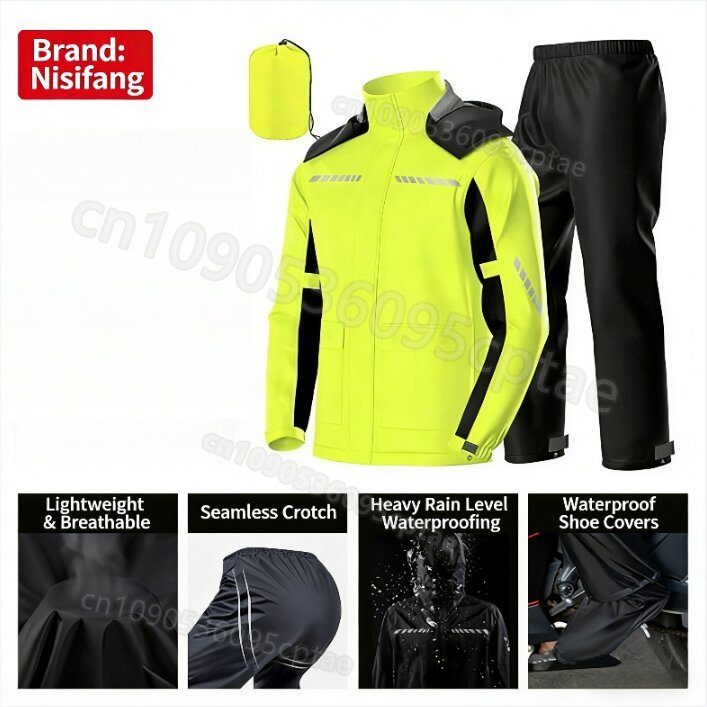 Combinaison de pluie imperméab - Motorcycle Rain Suit avis et prix