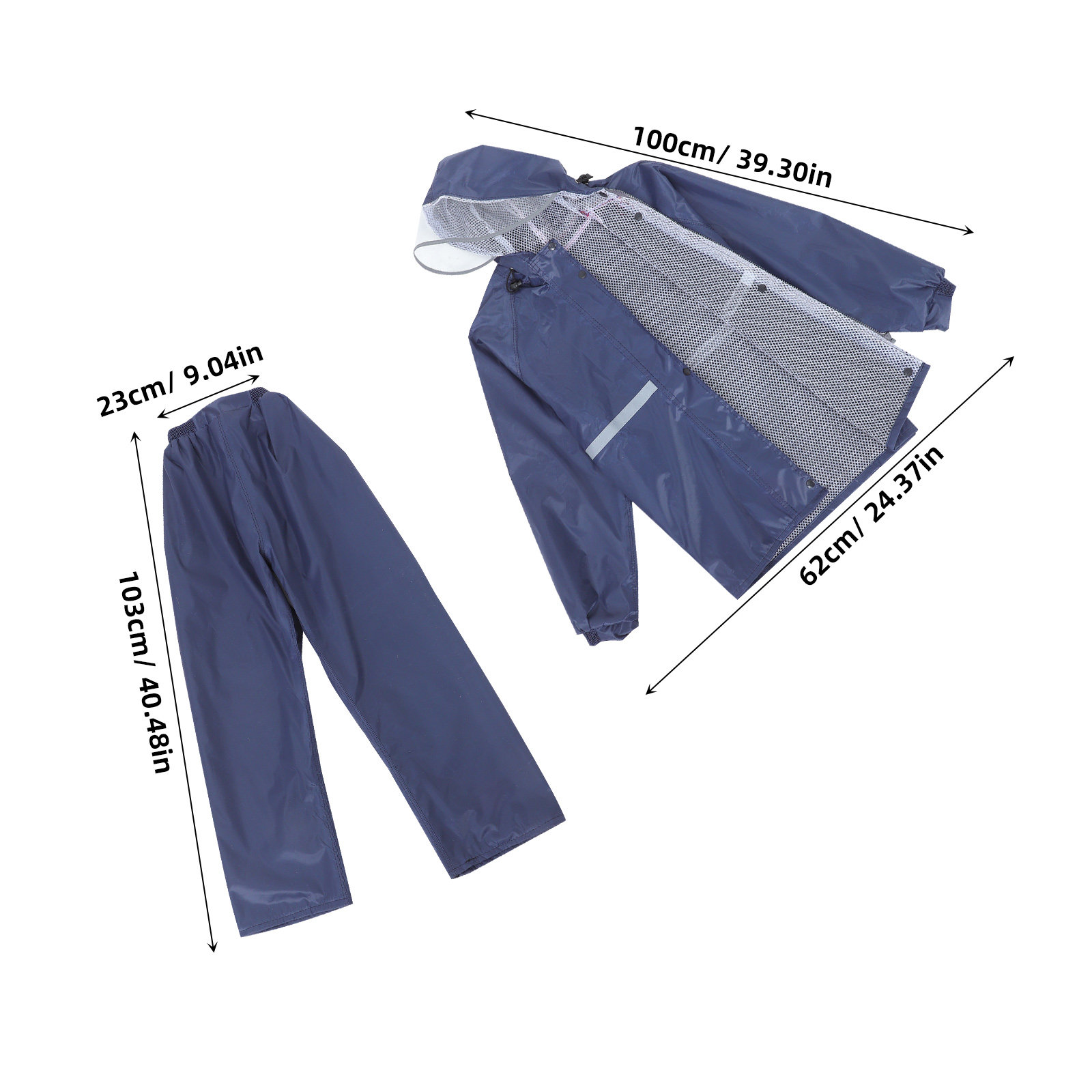 Ensemble imperméable et pantal - Motorcycle Rain Suit avis et prix