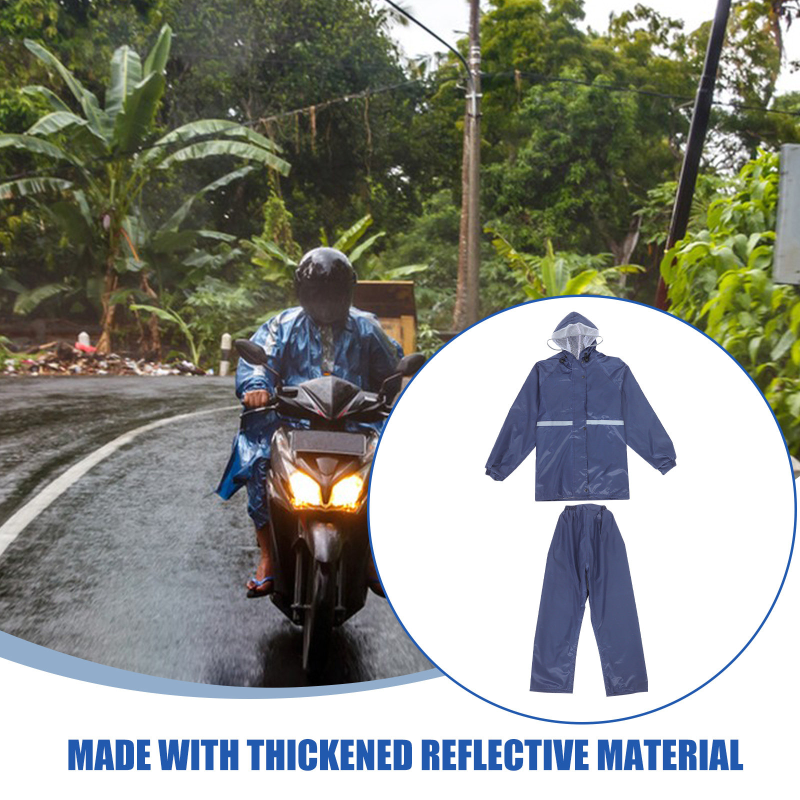 Ensemble imperméable et pantal - Motorcycle Rain Suit avis et prix